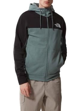 Sudadera The North Face Himalayan Zip Verde Hombre