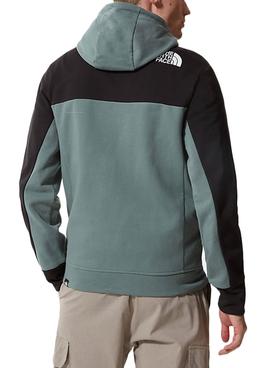 Sudadera The North Face Himalayan Zip Verde Hombre