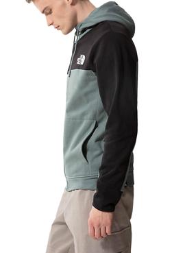 Sudadera The North Face Himalayan Zip Verde Hombre