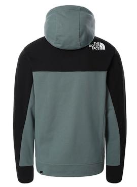 Sudadera The North Face Himalayan Zip Verde Hombre