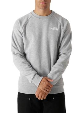 Sudadera The North Face Raglan Redbox Gris Hombre