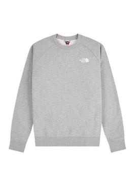 Sudadera The North Face Raglan Redbox Gris Hombre