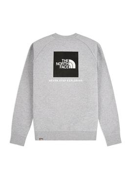 Sudadera The North Face Raglan Redbox Gris Hombre