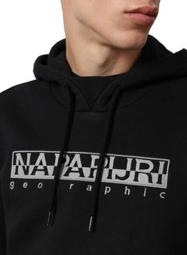 Sudadera Napapijri Berber Negro para Hombre