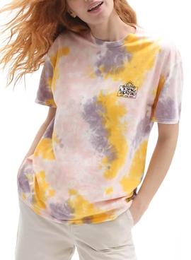 Camiseta Vans Wm Mascy Grunge Multicolor Mujer