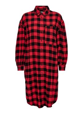 Camisa Only Cherri Life Cuadros Para Mujer