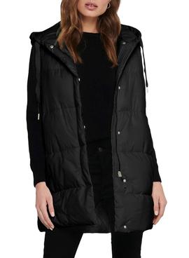 Chaleco Only Newasta Puffer Negro Para Mujer