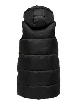 Chaleco Only Newasta Puffer Negro Para Mujer