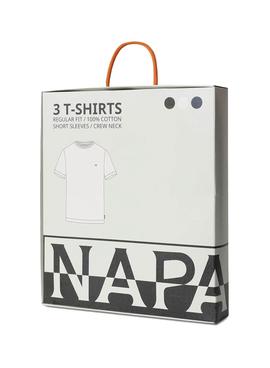 Pack 3 Camisetas Napapijri Salisthree Para Hombre