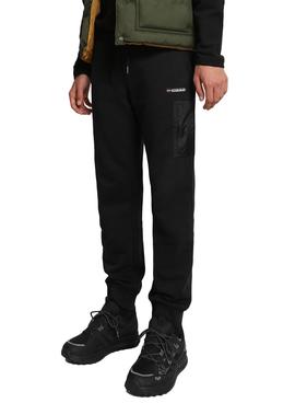 Pantalon Chandal Napapijri Mamix Negro Para Hombre