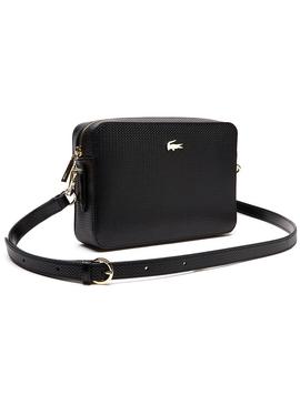 Bolso Lacoste Chantaco Negro Mujer