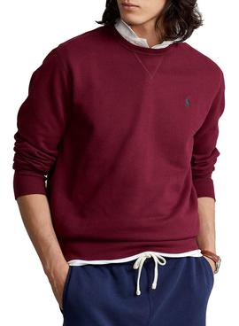 Sudadera Polo Ralph Lauren Granate Para Hombre