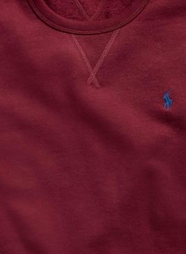 Sudadera Polo Ralph Lauren Granate Para Hombre