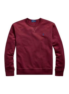 Sudadera Polo Ralph Lauren Granate Para Hombre