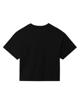 Camiseta Napapijri S-Box W Cropped Negra Mujer