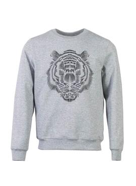 Sudadera Antony Morato Tigre Gris Para Hombre