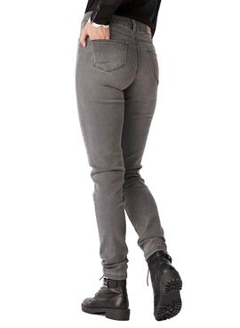 Pantalon Vaquero Naf Naf Gris Para Mujer