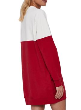 Vestido Pepe Jeans Blanche Rojo para Mujer