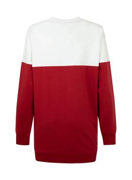 Vestido Pepe Jeans Blanche Rojo para Mujer