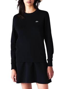 Sudadera Lacoste Negra Para Mujer