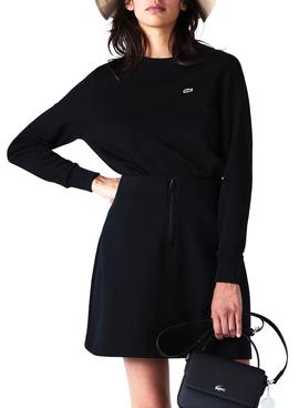 Sudadera Lacoste Negra Para Mujer