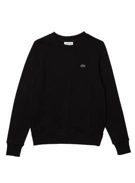 Sudadera Lacoste Negra Para Mujer