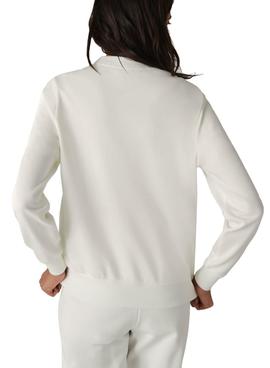 Sudadera Lacoste Blanca Para Mujer