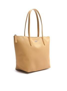 Bolso Lacoste S Shopping Beige Para Mujer