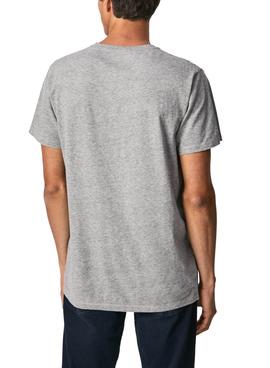 Camiseta Pepe Jeans Moe Gris Para Hombre