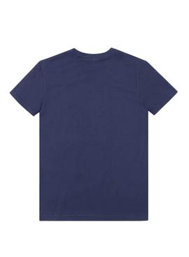 Camiseta Antony Morato TvBoy Slim Azul Para Hombre