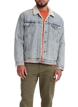 Cazadora Levis Sherpa Trucker Denim para Hombre