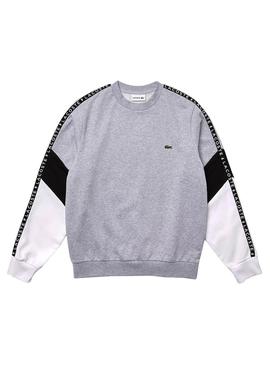 Sudadera Lacoste Argent Gris Para Hombre