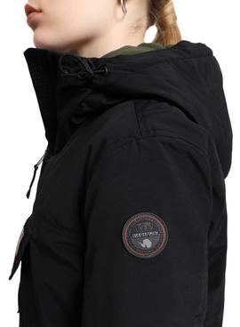 Chaqueta Napapijri Rainforest Negro Para Mujer