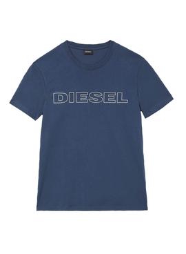Camiseta Diesel Jake Azul para Hombre