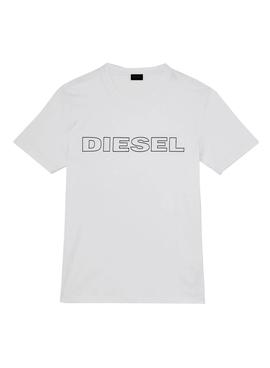 Camiseta Diesel Jake Blanco para Hombre
