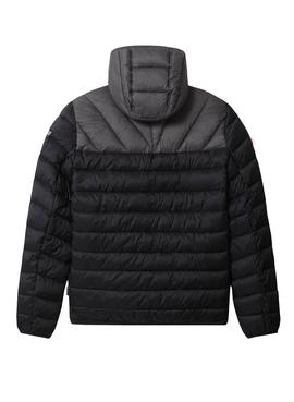 Chaqueta Napapijri Aerons Negra Acolchada Hombre