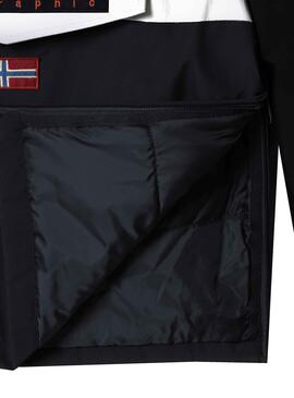 Chaqueta Napapijri Rainforest Block Roja Para Niño