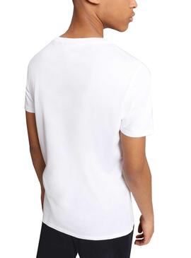 Camiseta Napapijri Salis Basica Blanca Para Niño
