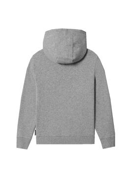 Sudadera Napapijri Beri Gris Bandera Para Niño