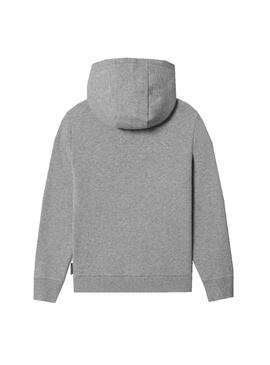 Sudadera Napapijri Beri Gris Bandera Para Niño