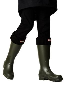 Calcetines Hunter Cardigan Negro para Mujer