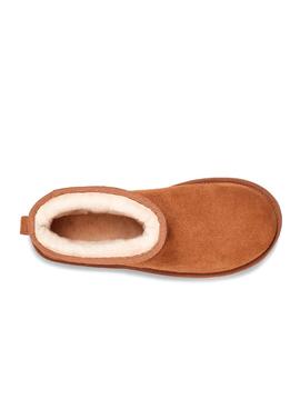 Botas Ugg Classic Mini Side Logo Camel Para Mujer