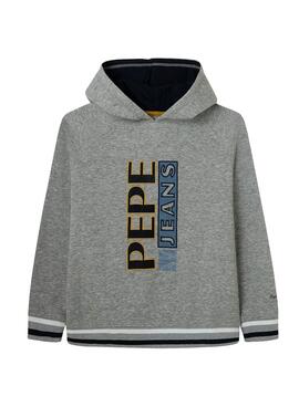 Sudadera Pepe Jeans Johnny Gris Para Niño