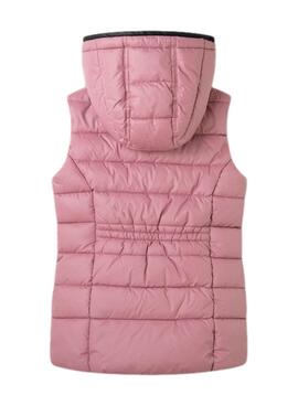 Chaleco Pepe Jeans Lola Rosa Acolchado Para Niña