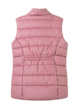 Chaleco Pepe Jeans Lola Rosa Acolchado Para Niña