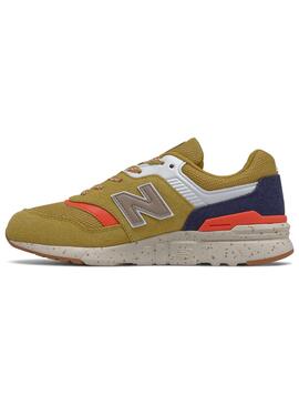 Zapatillas New Balance 977H Mostaza Para Kids