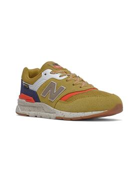 Zapatillas New Balance 977H Mostaza Para Kids