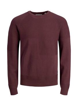 Jersey Jack And Jones Oseth Knit Crew Neck Granate