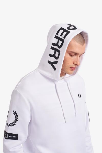 Sudadera Fred Perry Interlock Blanco Para Hombre