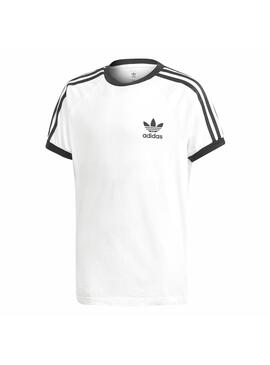Camiseta Adidas 3Stripes Tee Blanco Niños